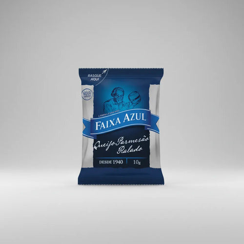 Queijo Ralado Parmesão Faixa Azul 50 Sachês 10g