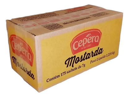 Mostarda Cepera Sache7g Cx 175 Un Foodservice Pronta Entrega
