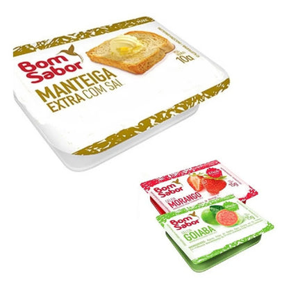 Kit Manteiga + Geleia Sache Blister 15g Oferta 72 Un De Cada