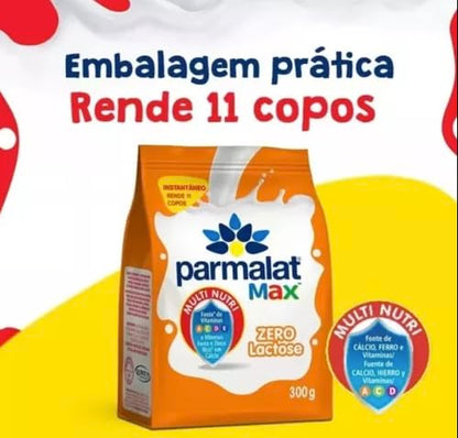 Leite em Pó Zero Lactose 300g Parmalat Max Multi Nutri