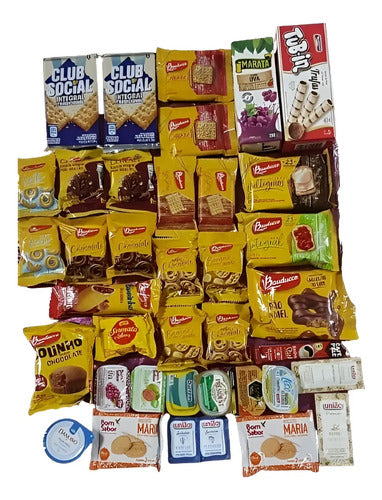 Kit Para Cesta Café Da Manhã 40 Un Mães Pais Namorados N 3