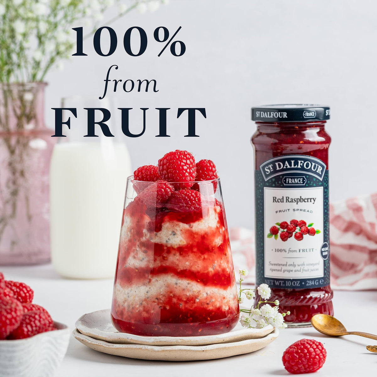St Dalfour Geleia de Framboesa (Framboises), 284g