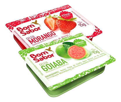 Geléia + Danubio + Margarina Leco Blister Sachê 50 Un  Cada