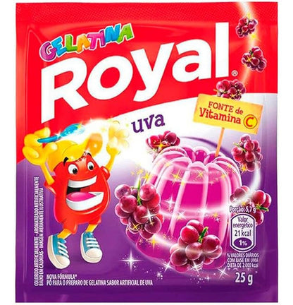 Gelatina de Uva Royal 25g