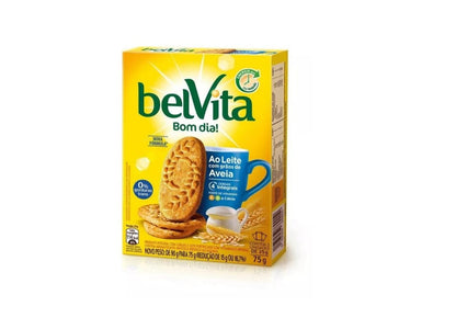 Biscoito Belvita Ao Leite Com Aveia Com 15 Caixinhas De 75g
