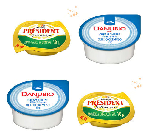 Cream Cheese E Manteiga President Kit 96 Blister Saches