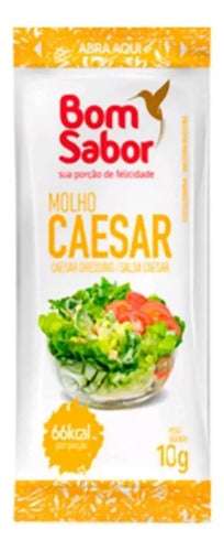 Molho Caesar  Sache 10g Bom Sabor Caixa Com 200 Unidades