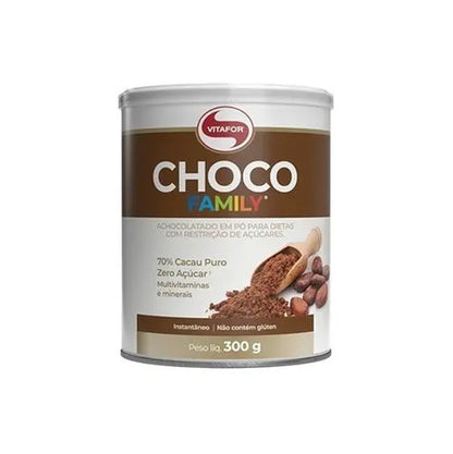 Choco Family Vitafor 300g Achocolatado 70% Cacau 0 Açucar
