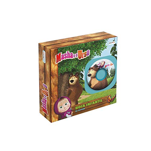 Boia Multikids Masha E O Urso Azul/Verde - BR974