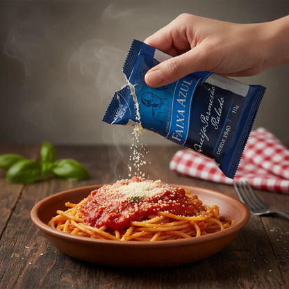 Queijo Ralado Parmesão Faixa Azul 50 Sachês 10g