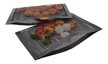 Bolsa Antiaderente Para Churrasco Preto