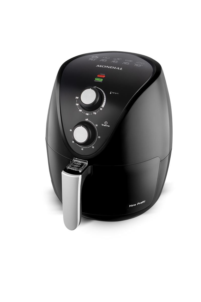 MONDIAL Fritadeira Sem Óleo Air Fryer 3,5L, Preto, 1500W, 220V - AF-31