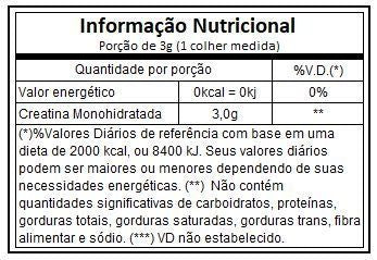 Creafort Creapure Creatina, Vitafor, 30 Sachês 3g