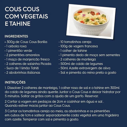 Cous Cous Marroquino Cuscuz Barilla 500g