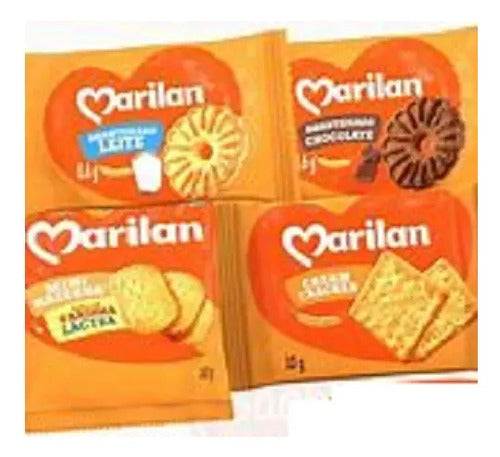 Biscoito Marilan Amanteigado Sortidos Chocolate Maizena 100un