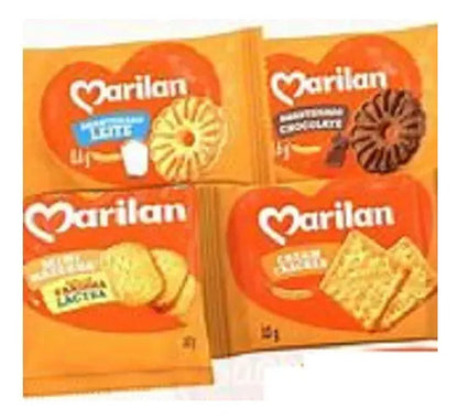 Biscoito Marilan Amanteigado Sortidos Chocolate Maizena 100un