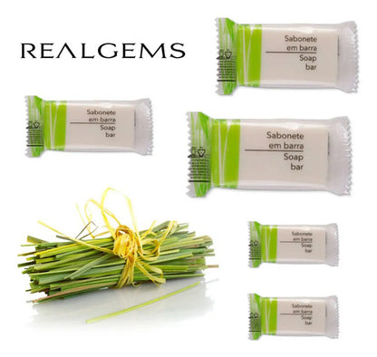 Kit Mini 3 Em 1 Sabonetes Shampoo Condicionador 45u Realgem