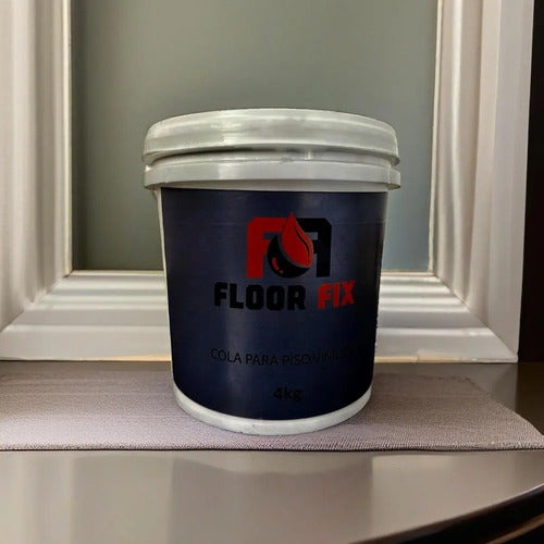 Cola Para Piso Vinilico Adesivo Floor Fix Balde 4kg Branco