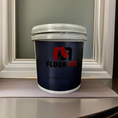 Cola Para Piso Vinilico Adesivo Floor Fix Balde 4kg Branco