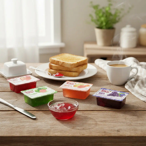 Kit Geleia+manteiga+mel+cream Cheese Sache Cx - 10 Un Cada