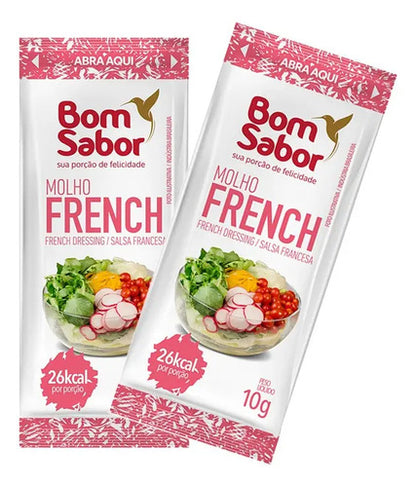 Molho French  Sache 10g Bom Sabor Caixa Com 200 Unidades