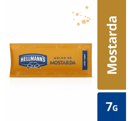 Mostarda Hellmanns Sache 7g Caixa 168 Unidades