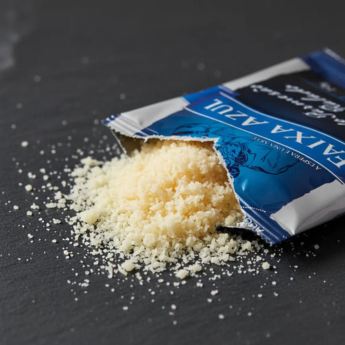 Faixa Azul Queijo Parmesão Ralado Sache 100 Unidades De 10g
