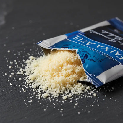 Faixa Azul Queijo Parmesão Ralado Sache 100 Unidades De 10g
