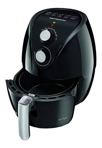 Fritadeira Sem Óleo Pratic 2.4l 110V, Mondial Af-15, Preto Mondial Preto 110v