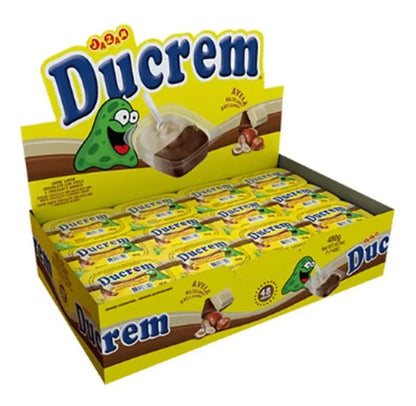 Doce Ducrem Chocolate Com Avelã  Caixa 480g C/48 Un Sache