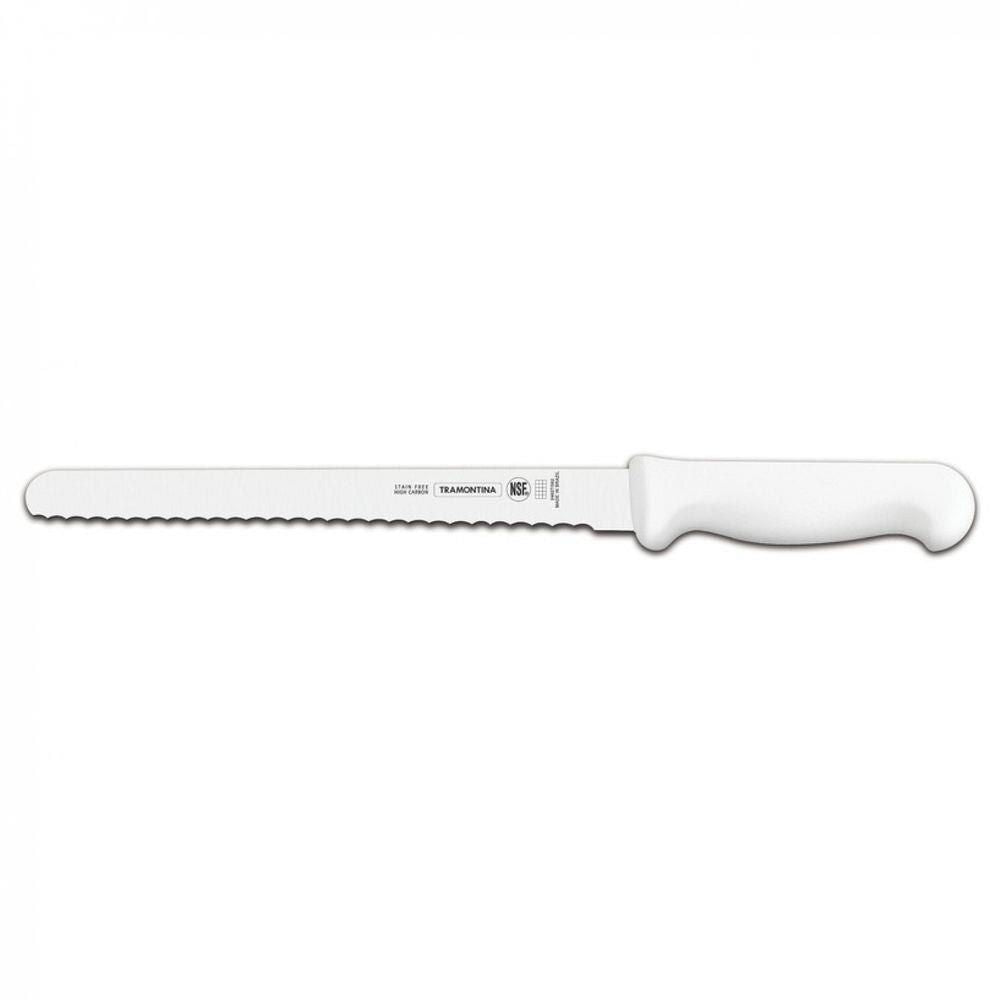 Kit de Facas para Bolo/Pão 12 peças Tramontina Profisional Com Lâmina Em Aço Inox E Cabo De Polipropileno Branco 10"
