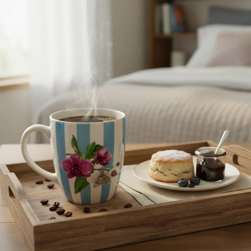Kit Cesta De Café Da Manhã Na Caneca Lembrancinha Presente