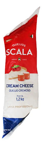 Cream Cheese Scala Bisnaga 1,2 Kg Linha Profissional