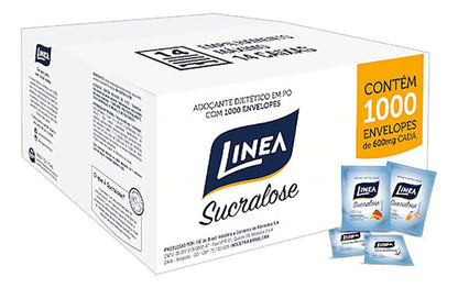 Adoçante Sucralose Linea Sachê 6g - Com 1000 Unidades