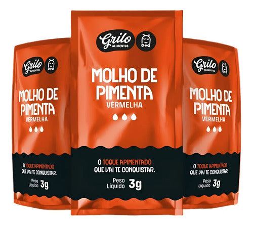 Molho  Pimenta Sache 0.3 Ml Grilo Caixa 200 Un Food Service