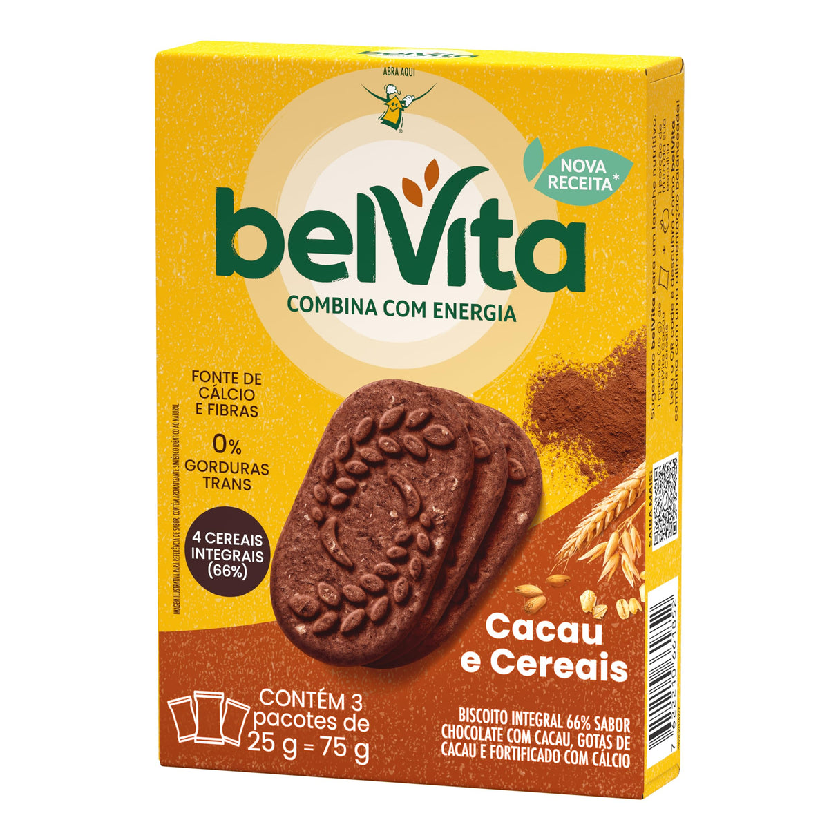 Belvita Seasonal Biscoito Belvita Cacau E Cereais Multipack 75G