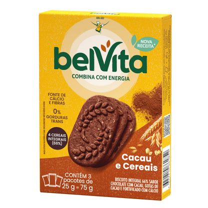 Belvita Seasonal Biscoito Belvita Cacau E Cereais Multipack 75G