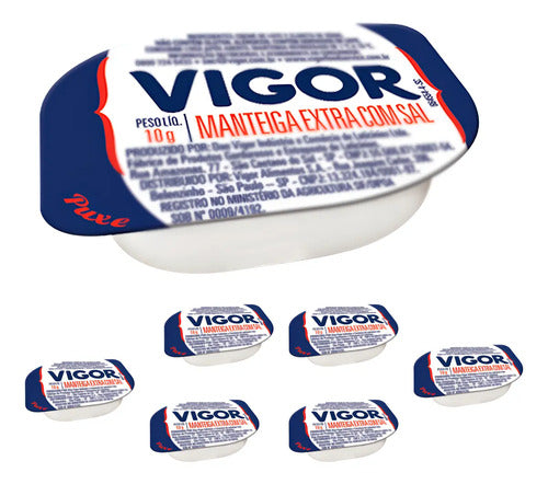 Manteiga Com Sal Vigor Blister Sache 10g Caixa 48 Un