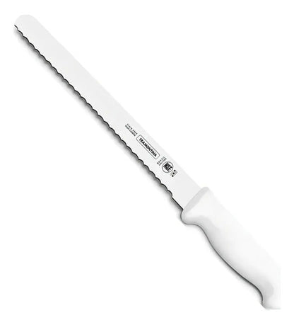 Faca Para Fiambres 12 Fio Serrilhado - Tramontina Branco