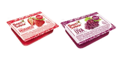 Geleia Diet Morango e Uva  Mista Sache Blister 15g Cx 144 un