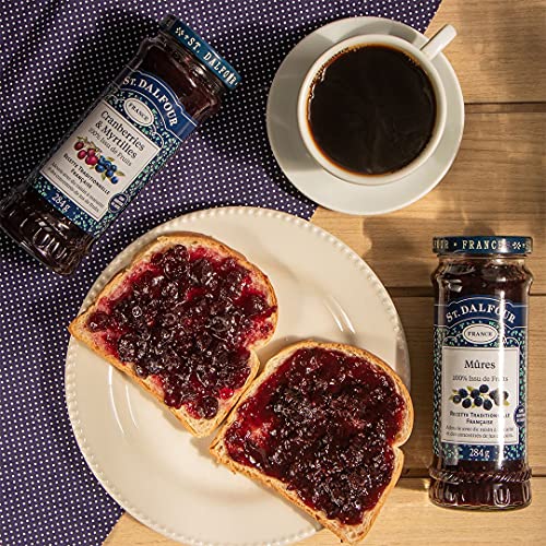 St Dalfour Geleia de Cranberry & Mirtilos (Cranberries & Myrtilles), 284g