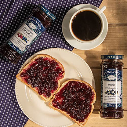 St Dalfour Geleia de Cranberry & Mirtilos (Cranberries & Myrtilles), 284g