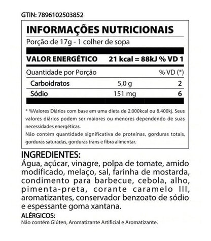 Molho Barbecue Bbq Heinz Bag 2kg