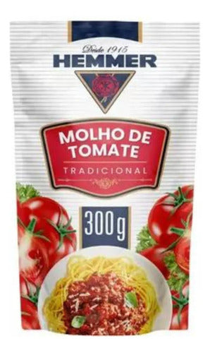 Molho De Tomate Tradicional Sachê 300g Hemmer