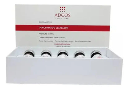 Concentrado Estéril Clareador Adcos 5 ampolas de 5ml cada