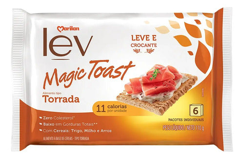 Torrada Lev Magic Toast Tradicional 110g Marilan