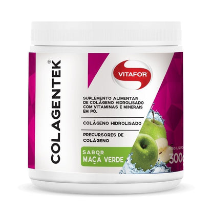 Colagentek (300g) - Sabor Maçã Verde, VitaFor