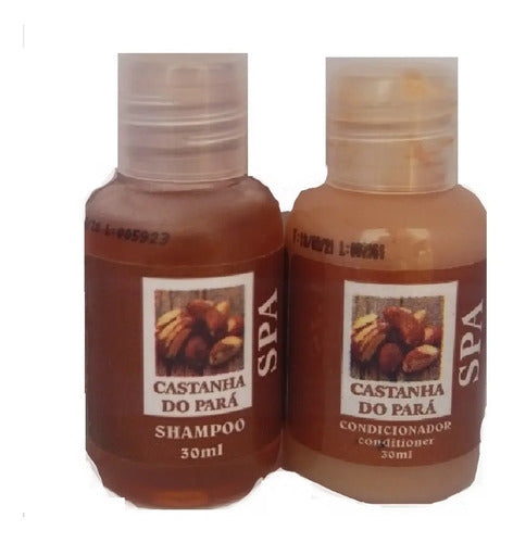 Kit 30 Mini Shampoo E Condicionador 30ml Hotel Spa Pousada