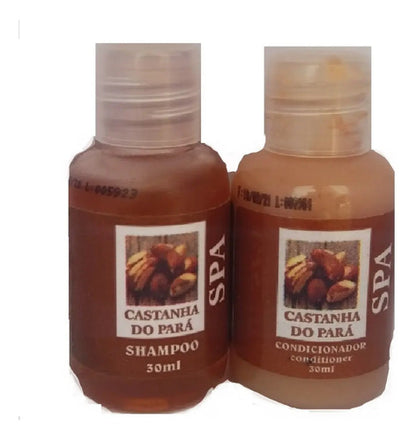Kit 30 Mini Shampoo E Condicionador 30ml Hotel Spa Pousada