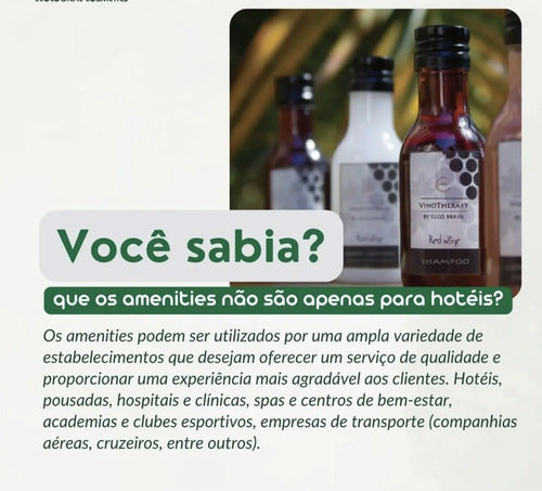 Mini Shampoo+condi+sabonete Vinotherapy Kit 300 Un